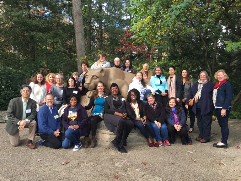 Group photo of participants of the first "Establishing an ILI Chapter in Your Locality" workshop (Oct. 25-26, 2017, Penn State University - University Park)