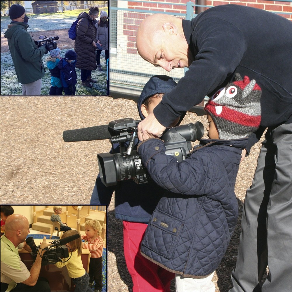 BKC's team filming in the field